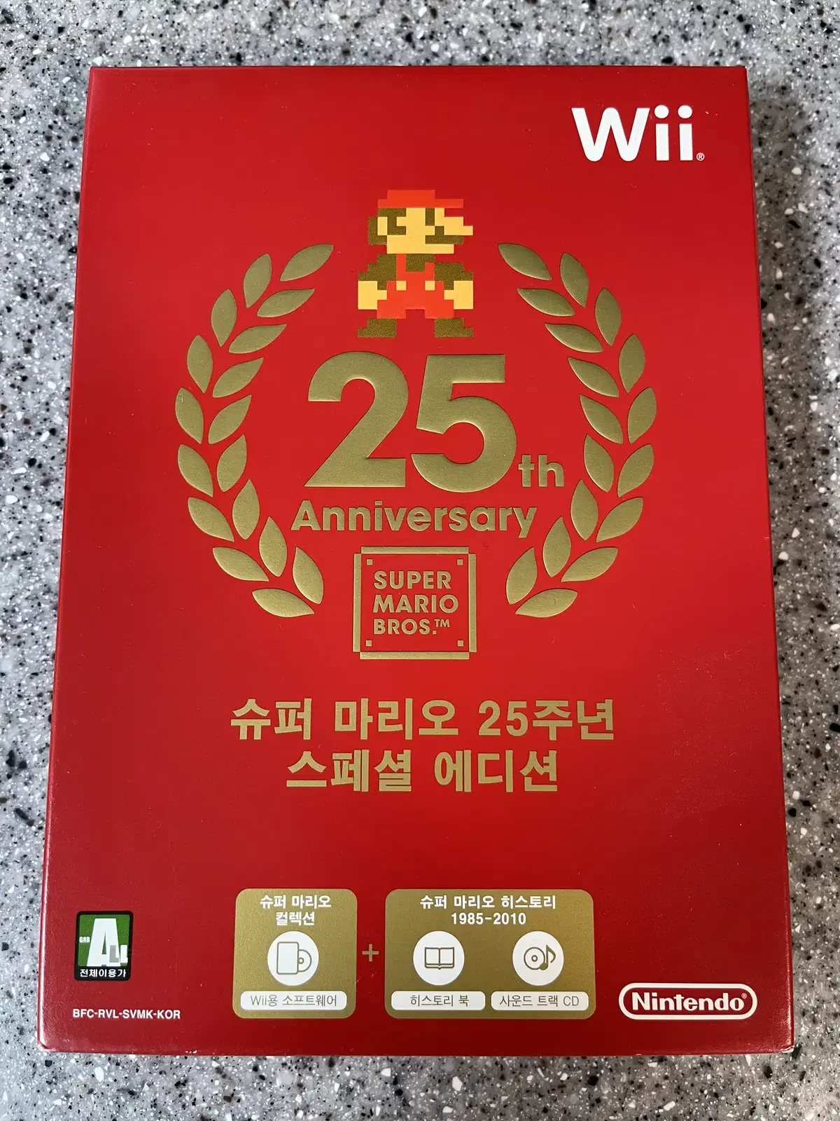 Wii  닌텐도 위 슈퍼 마리오 25주년 스페셜 에디션 정발 신품